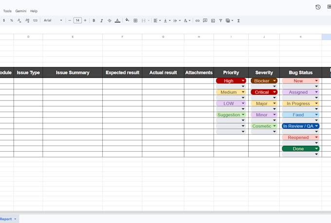 do website and app testing with clear bug reports
